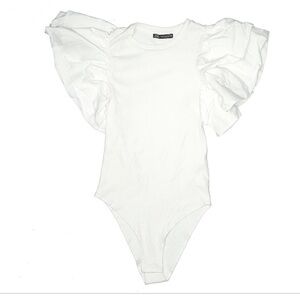 Zara white winged bodysuit